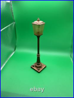 Scarce Lionel Prewar 1932 56 Bronze Copper Street Lamp for 922 Terrace Plot EX