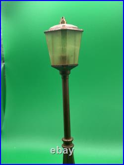 Scarce Lionel Prewar 1932 56 Bronze Copper Street Lamp for 922 Terrace Plot EX