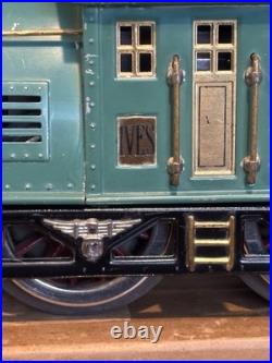 Scarce Original Ives/Lionel Prewar Standard Gauge 10 Peacock/Blue Boxed