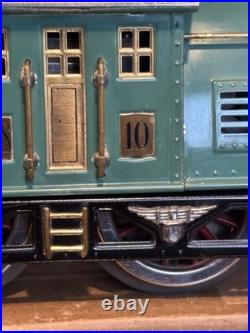 Scarce Original Ives/Lionel Prewar Standard Gauge 10 Peacock/Blue Boxed