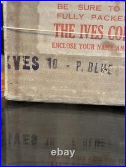 Scarce Original Ives/Lionel Prewar Standard Gauge 10 Peacock/Blue Boxed