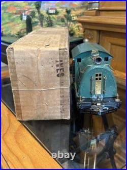 Scarce Original Ives/Lionel Prewar Standard Gauge 10 Peacock/Blue Boxed