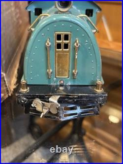 Scarce Original Ives/Lionel Prewar Standard Gauge 10 Peacock/Blue Boxed