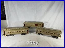 Set of 3 Excellent Lionel Original Prewar 419-18-190 Mojave Passenger Cars