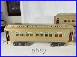 Set of 3 Excellent Lionel Original Prewar 419-18-190 Mojave Passenger Cars