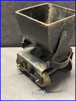 Standard Gauge Carlisle & Finch Lionel Prewar Tin Toy Coal Dump Car Black