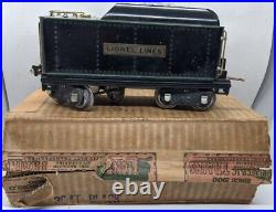 Standard Gauge Lionel 384T Tender, Steel. Pre-War, Original Box. Vintage Train