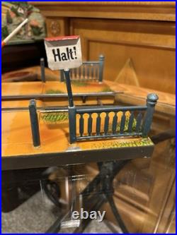 Super High Grade Marklin Lionel Ives Prewar Crossing German Halt Adjustable