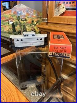 Test RunLionel Post War Gray641751 Lehigh Valley Porthole Caboose WithBox