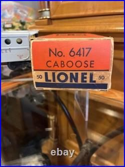 Test RunLionel Post War Gray641751 Lehigh Valley Porthole Caboose WithBox