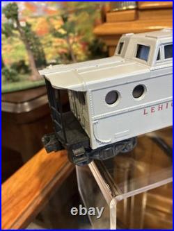 Test RunLionel Post War Gray641751 Lehigh Valley Porthole Caboose WithBox