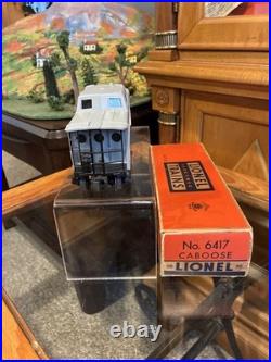 Test RunLionel Post War Gray641751 Lehigh Valley Porthole Caboose WithBox