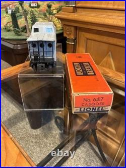Test RunLionel Post War Gray641751 Lehigh Valley Porthole Caboose WithBox