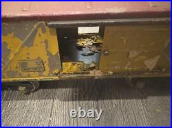 VINTAGE Ives Train Prewar Railroad Circus Body Car Yellow 20-192 Original RARE