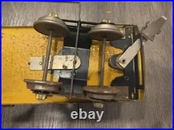 VINTAGE Ives Train Prewar Railroad Circus Body Car Yellow 20-192 Original RARE
