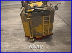 VINTAGE Ives Train Prewar Railroad Circus Body Car Yellow 20-192 Original RARE