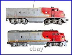 VINTAGE LIONEL 6-38312 #2343 SANTA FE DIESEL LOCOMOTIVE SET Post War