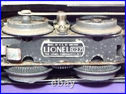 VINTAGE LIONEL TRAIN 1688 TORPEDO Engine 1689T Tender PRE WAR WORKS/LIGHTS UP