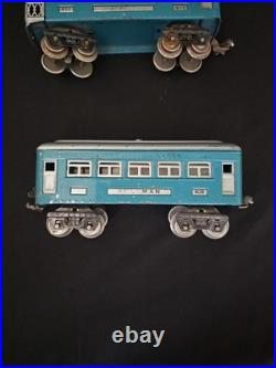 VTG Lionel Lines Pre-War O 2 Pullman Cars 609 & Observation Car 611 Metal Tin