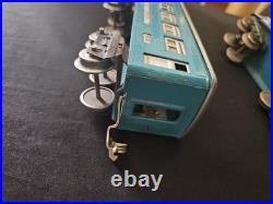 VTG Lionel Lines Pre-War O 2 Pullman Cars 609 & Observation Car 611 Metal Tin