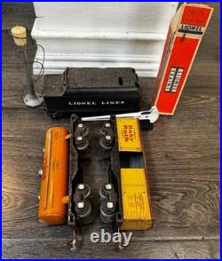 VTG Prewar Lionel Baby Ruth 1679 Boxcar Shell 1680 Tank Tender Lamp Post Lot