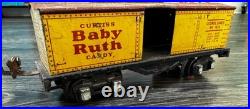 VTG Prewar Lionel Baby Ruth 1679 Boxcar Shell 1680 Tank Tender Lamp Post Lot