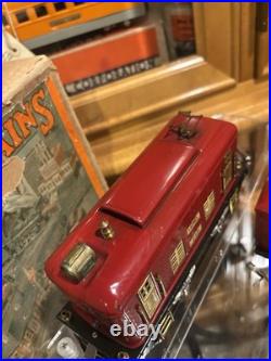 Very Nice Lionel Original Prewar BOXED 248 Red Passenger Set #292! VG+-EX! RUNS