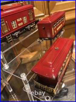Very Nice Lionel Original Prewar BOXED 248 Red Passenger Set #292! VG+-EX! RUNS