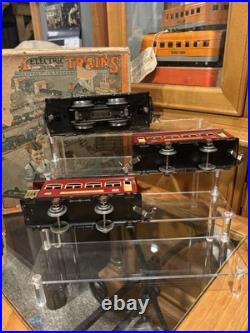 Very Nice Lionel Original Prewar BOXED 248 Red Passenger Set #292! VG+-EX! RUNS