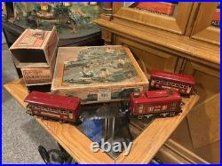 Very Nice Lionel Original Prewar BOXED 248 Red Passenger Set #292! VG+-EX! RUNS