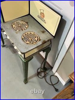 Vintage 1930s Lionel Electric Stove Range Oven Child's Toy #455 Prewar Antique