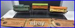 Vintage 1931 Prewar Lionel O Gauge Freight Cars 813 Stock 814 Boxcar 817 Caboose