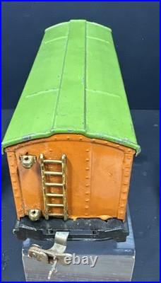 Vintage 1931 Prewar Lionel O Gauge Freight Cars 813 Stock 814 Boxcar 817 Caboose