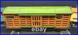 Vintage 1931 Prewar Lionel O Gauge Freight Cars 813 Stock 814 Boxcar 817 Caboose