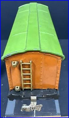 Vintage 1931 Prewar Lionel O Gauge Freight Cars 813 Stock 814 Boxcar 817 Caboose