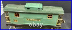 Vintage 1931 Prewar Lionel O Gauge Freight Cars 813 Stock 814 Boxcar 817 Caboose