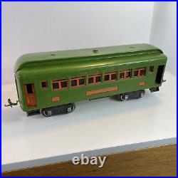 Vintage LIONEL PREWAR #309 Standard GREEN RAILWAY Pullman CAR Restored