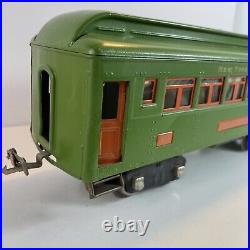 Vintage LIONEL PREWAR #309 Standard GREEN RAILWAY Pullman CAR Restored