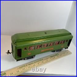 Vintage LIONEL PREWAR #309 Standard GREEN RAILWAY Pullman CAR Restored