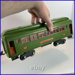 Vintage LIONEL PREWAR #309 Standard GREEN RAILWAY Pullman CAR Restored