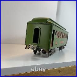 Vintage LIONEL PREWAR #309 Standard GREEN RAILWAY Pullman CAR Restored