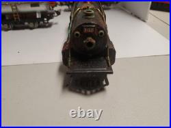 Vintage Lionel 259E Steam Locomotive Train Set Lot 8 Pcs Metal Pre-War O Gauge