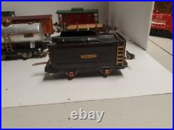 Vintage Lionel 259E Steam Locomotive Train Set Lot 8 Pcs Metal Pre-War O Gauge