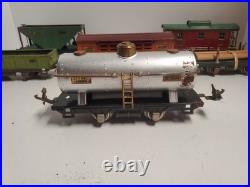 Vintage Lionel 259E Steam Locomotive Train Set Lot 8 Pcs Metal Pre-War O Gauge
