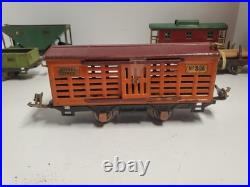 Vintage Lionel 259E Steam Locomotive Train Set Lot 8 Pcs Metal Pre-War O Gauge