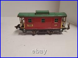 Vintage Lionel 259E Steam Locomotive Train Set Lot 8 Pcs Metal Pre-War O Gauge