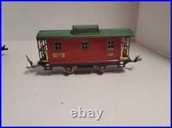 Vintage Lionel 259E Steam Locomotive Train Set Lot 8 Pcs Metal Pre-War O Gauge