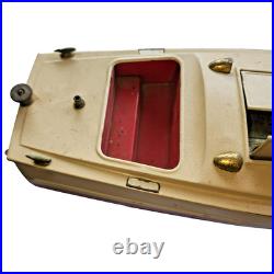 Vintage Lionel-Craft Wind-Up Speed Boat with Key 1930s Tin Toy Prewar Lionel