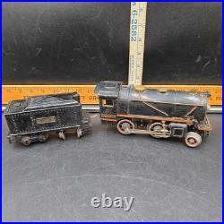 Vintage Lionel IVES 257 257T Transition Set Locomotive Tender Tinplate UNTESTED