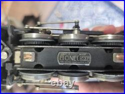 Vintage Lionel No. 1666 Pre-War Steam Locomotive Engine Train and Tender